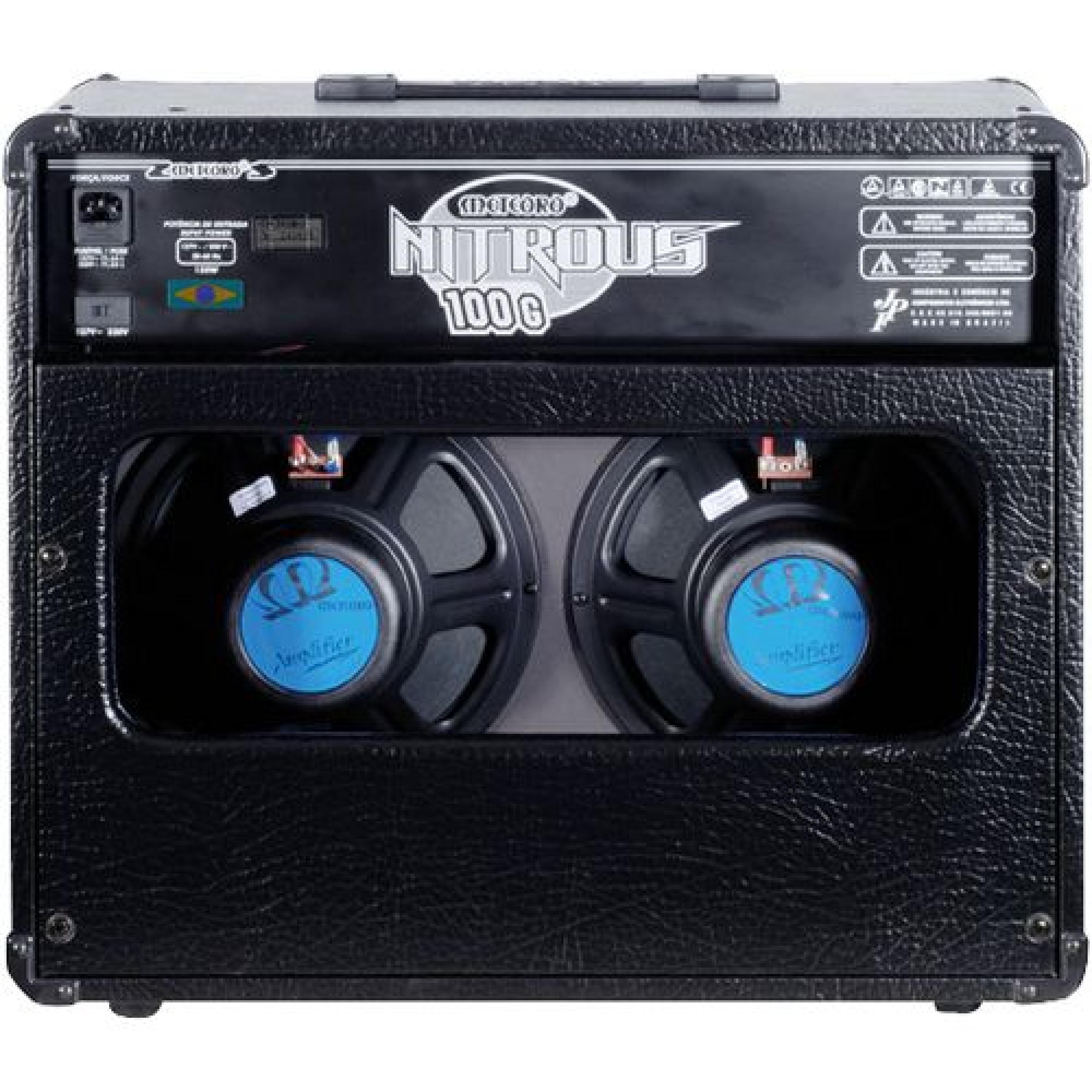 Cubo Para Guitarra Footswitch Nitrous Gs Meteoro Mundomax