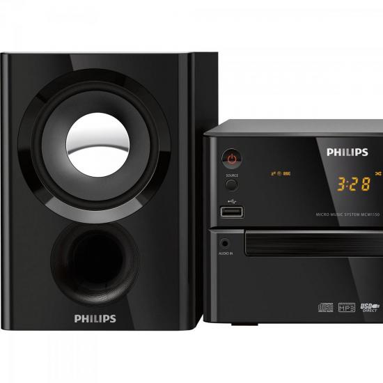 Micro System Cd Mp Usb Mcm X W Rms Philips Mundomax