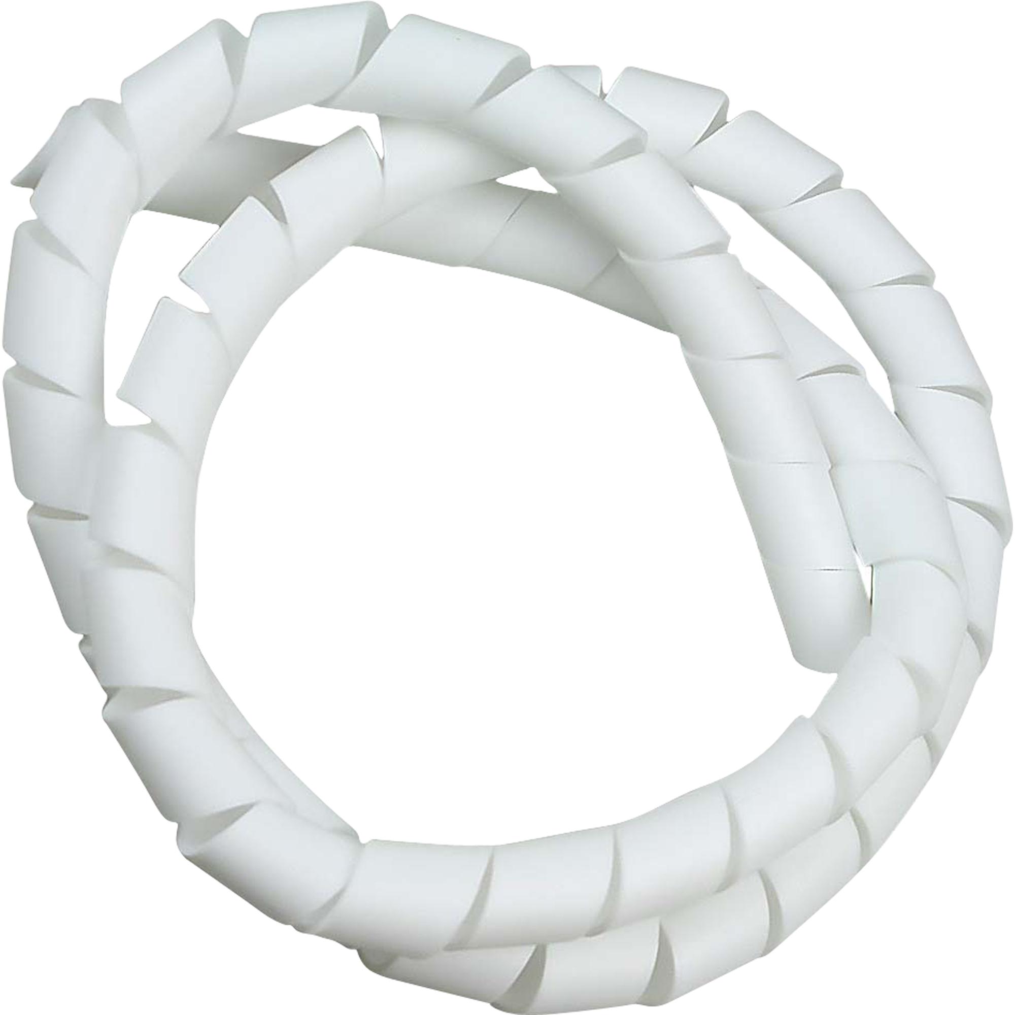 Fita Espiral Para Organizador De Cabos 1 2 Mts Branco HELLERMANN