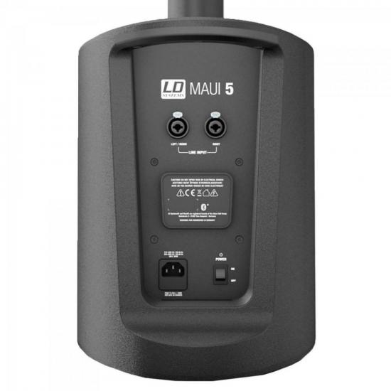 Sistema PA Portátil 200W RMS MAUI 5 Preta LD SYSTEMS Mundomax