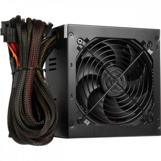 Fonte Gamer ATX Fortrek Black Hawk 500W 80 Plus Bronze PFC Ativo Fortrek