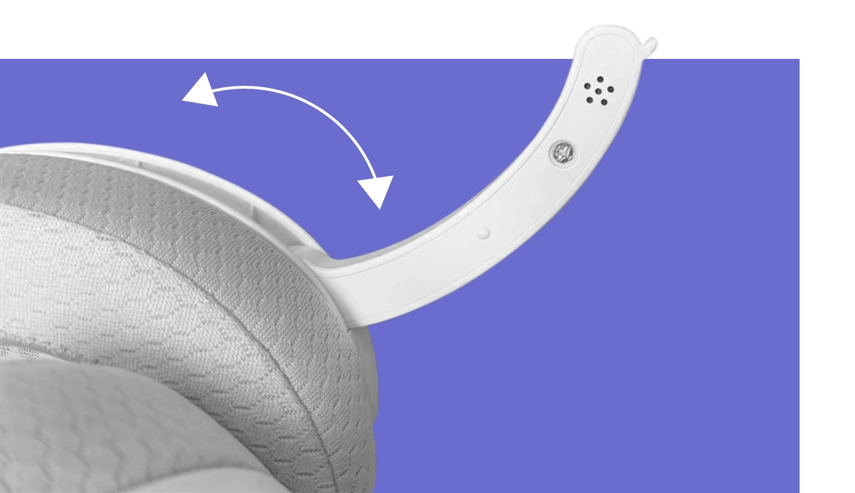 Microfone do Headset Wireless Wise Air Branco