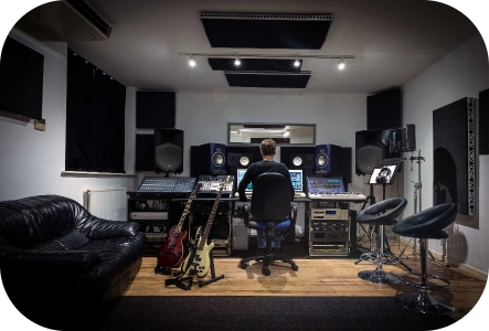 Imagem de um Home Studio