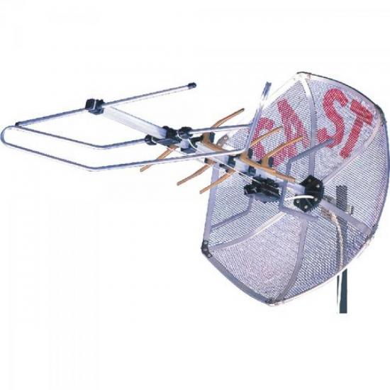Antena M3000 VHF/UHF Fixa Externa CASTELO por 0,00 à vista no boleto/pix ou parcele em até 1x sem juros. Compre na loja Mundomax!