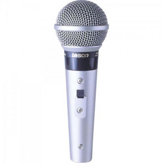 Microfone Profissional Com Fio Cardióide SM58 P4 LESON (11318)