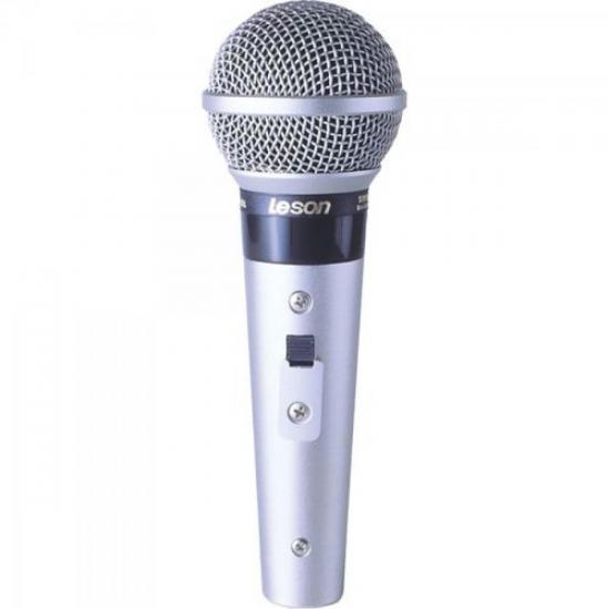 Microfone Profissional Com Fio Cardióide SM58 P4 LESON por 0,00 à vista no boleto/pix ou parcele em até 1x sem juros. Compre na loja Mundomax!