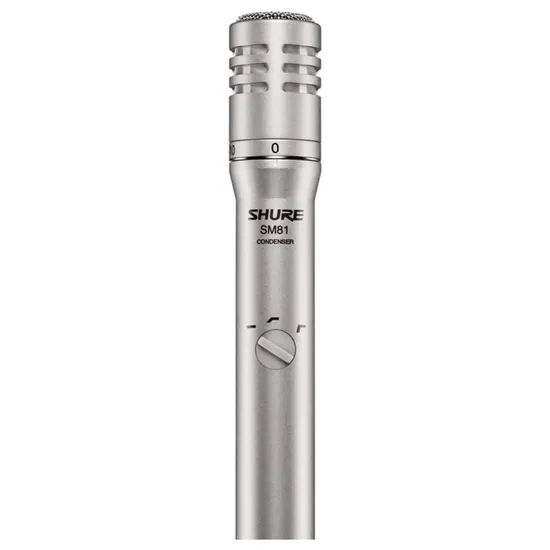 Microfone de Mão sem Fio SM81LC Prata SHURE (11381)