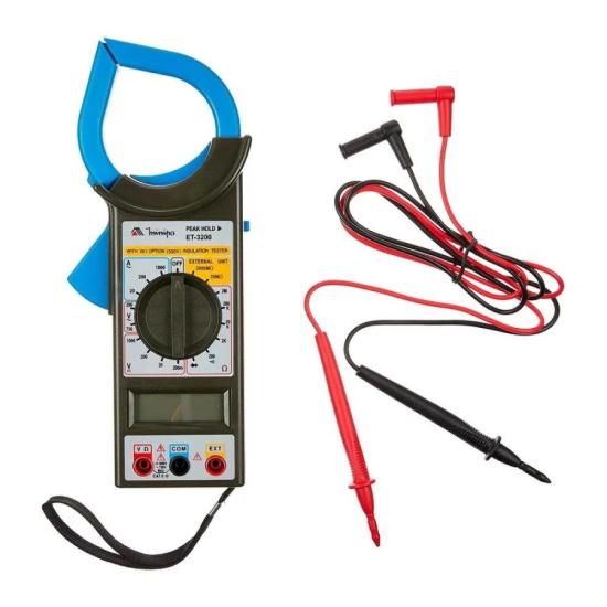 Alicate Amperímetro Digital Minipa ET-3200 Azul/Preto por 179,00 à vista no boleto/pix ou parcele em até 7x sem juros. Compre na loja Mundomax!