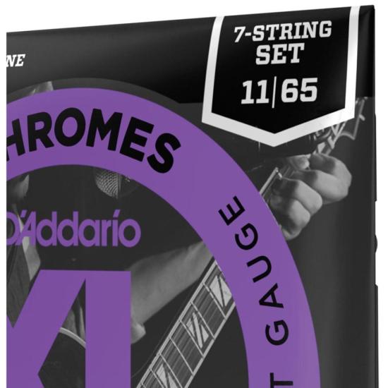 Encordoamento Guitarra 7 Cordas .011-.065 XL Chromes ECG24-7 D\