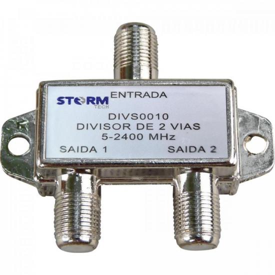Divisor Satélite 1/2 5-2400 MHz Storm por 70,99 à vista no boleto/pix ou parcele em até 2x sem juros. Compre na loja Mundomax!