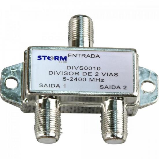 Divisor Satélite 1/2 5-2400 MHz Storm por 70,99 à vista no boleto/pix ou parcele em até 2x sem juros. Compre na loja Mundomax!