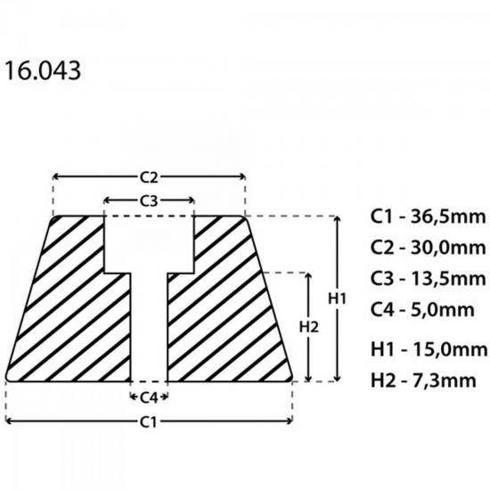 Pé de Borracha Para Caixa Grande B37 Preto LUDOVICO por 0,00 à vista no boleto/pix ou parcele em até 1x sem juros. Compre na loja Mundomax!