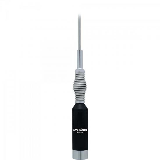 Antena Móvel 5/8 VHF 2m com Mola M-410C AQUÁRIO por 0,00 à vista no boleto/pix ou parcele em até 1x sem juros. Compre na loja Mundomax!