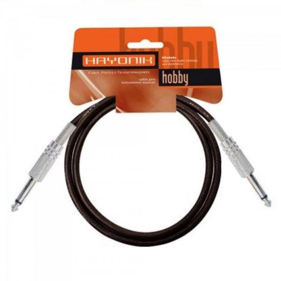Cabo Guitarra Hobby Metal 5 Metros Preto HAYONIK por 0,00 à vista no boleto/pix ou parcele em até 1x sem juros. Compre na loja Mundomax!