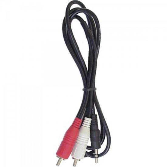 Cabo Áudio Hobby 1 x P2 Estéreo / 2 x RCA Macho Preto 1,2 Metros HAYONIK por 0,00 à vista no boleto/pix ou parcele em até 1x sem juros. Compre na loja Mundomax!
