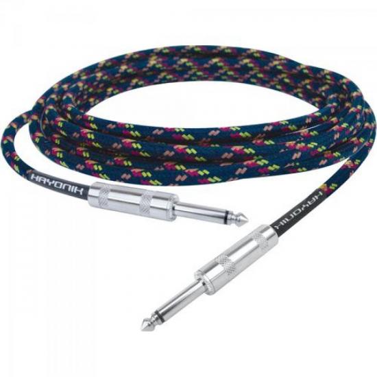 Cabo Guitarra Hobby Têxtil 5 Metros HAYONIK por 0,00 à vista no boleto/pix ou parcele em até 1x sem juros. Compre na loja Mundomax!