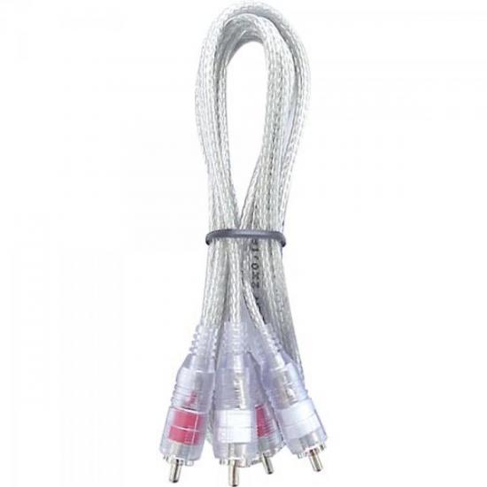 Cabo Áudio/Vídeo Hobby Cristal 2xRCA(Macho) / 2xRCA(Macho) 1,8 Metros por 0,00 à vista no boleto/pix ou parcele em até 1x sem juros. Compre na loja Mundomax!