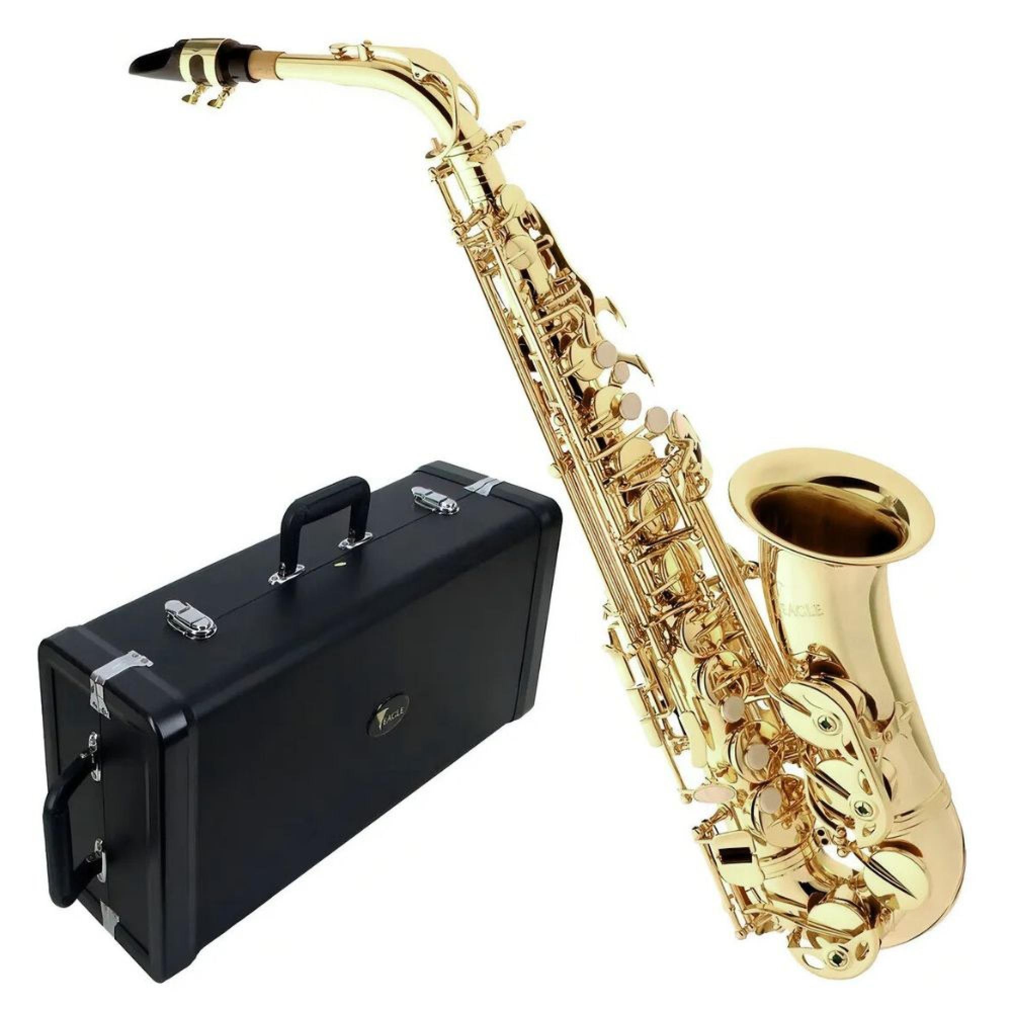 Saxofone Alto EAGLE Eb SA501 Laqueado Mundomax