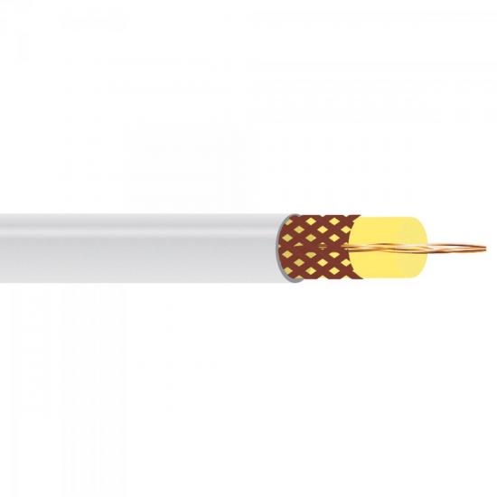 Coaxial Rolo RFF 4mm 85% Branco CABLETECH por 0,00 à vista no boleto/pix ou parcele em até 1x sem juros. Compre na loja Mundomax!