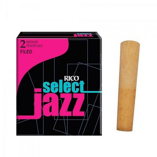 Palheta Para Saxofone Tenor Jazz Select 2M RICO por 0,00 à vista no boleto/pix ou parcele em até 1x sem juros. Compre na loja Mundomax!