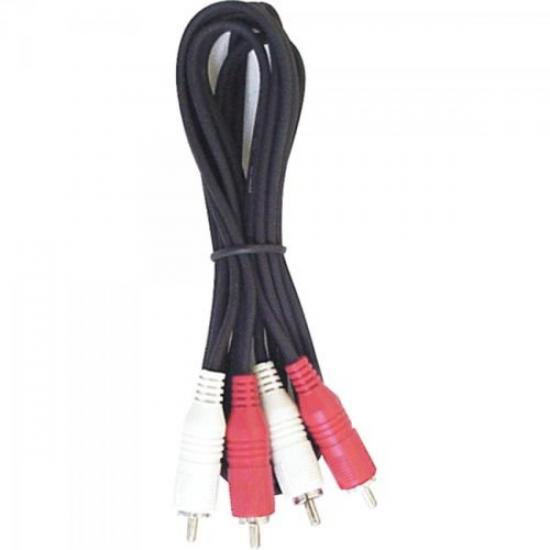 Cabo Hobby 2RCA2 Preto 3 Metros HAYONIK por 0,00 à vista no boleto/pix ou parcele em até 1x sem juros. Compre na loja Mundomax!