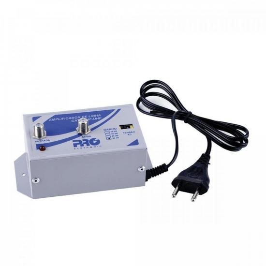 Amplificador de Linha VHF/UHF 30dB Bivolt PROELETRONIC por 96,90 à vista no boleto/pix ou parcele em até 3x sem juros. Compre na loja Mundomax!