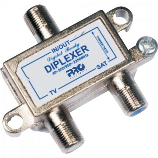 Diplexer VHF/UHF/Satélite PQDI-6500 PROELETRONIC por 13,90 à vista no boleto/pix ou parcele em até 1x sem juros. Compre na loja Mundomax!
