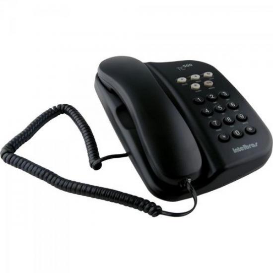 Telefone com Fio TC 500 sem Chave Grafite INTELBRAS por 0,00 à vista no boleto/pix ou parcele em até 1x sem juros. Compre na loja Mundomax!