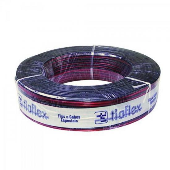 Fio Bicolor Auto Falante 2x1,00mm 16 TIAFLEX por 0,00 à vista no boleto/pix ou parcele em até 1x sem juros. Compre na loja Mundomax!