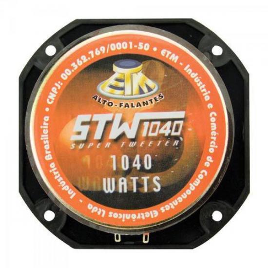 Tweeter STW1040 100W RMS ETM por 0,00 à vista no boleto/pix ou parcele em até 1x sem juros. Compre na loja Mundomax!