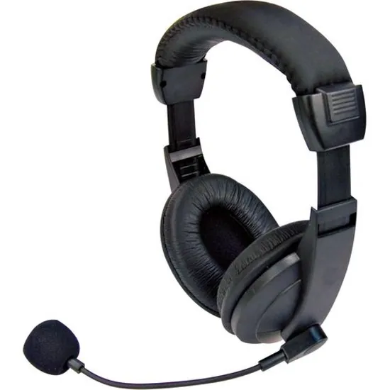 Headset Voicer Confort MI-2260 Preto C3 TECH por 0,00 à vista no boleto/pix ou parcele em até 1x sem juros. Compre na loja Mundomax!