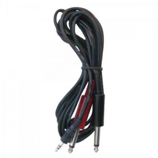 Cabo Áudio Hobby 2 x P10(mono)/ 1 x P2(estéreo) 3 Metros HAYONIK por 0,00 à vista no boleto/pix ou parcele em até 1x sem juros. Compre na loja Mundomax!