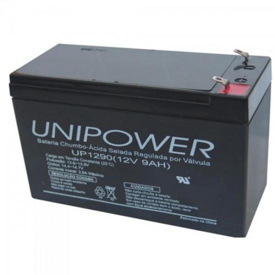 Bateria Selada UP1290 12V/9A UNIPOWER por 0,00 à vista no boleto/pix ou parcele em até 1x sem juros. Compre na loja Mundomax!
