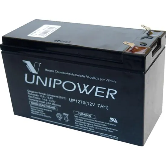 Bateria Selada UP1270 12V/7A UNIPOWER (21827)