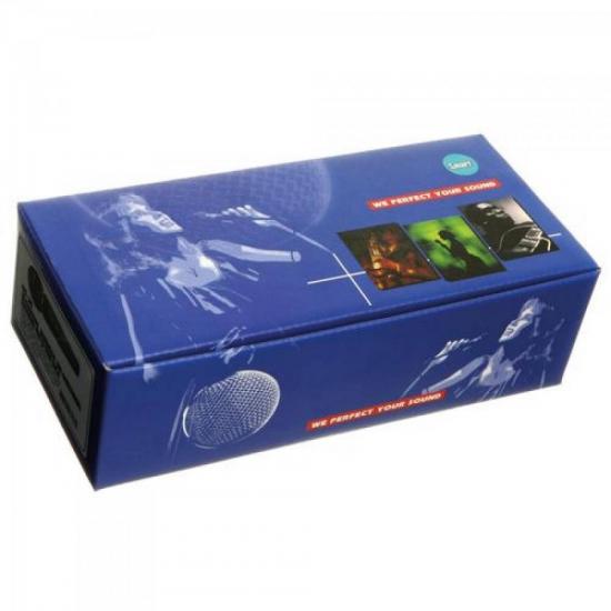 Microfone Com Fio Preto GS36 CAROL por 0,00 à vista no boleto/pix ou parcele em até 1x sem juros. Compre na loja Mundomax!