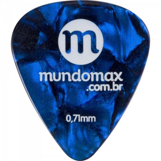 Palheta Madrepérola Medium Azul MUNDOMAX por 7,00 à vista no boleto/pix ou parcele em até 1x sem juros. Compre na loja Mundomax!