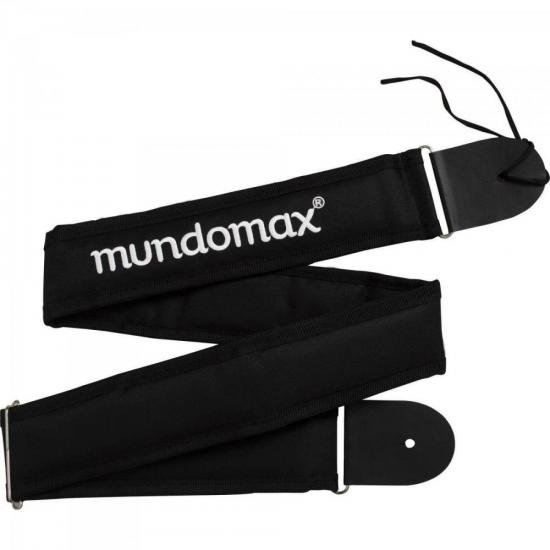 Correia Para Violão, Guitarra e Contrabaixo MUNDOMAX por 28,90 à vista no boleto/pix ou parcele em até 1x sem juros. Compre na loja Mundomax!