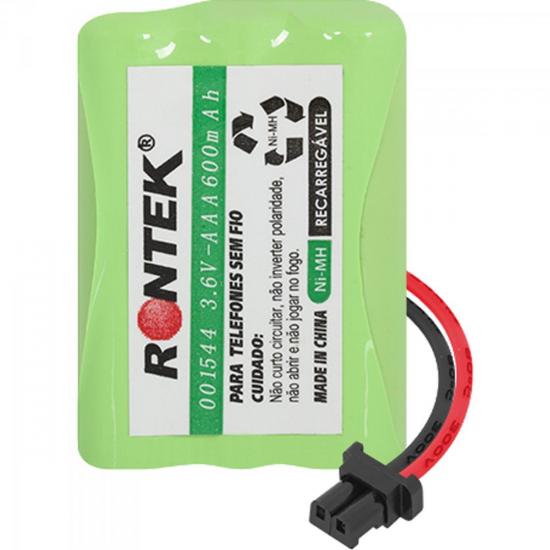 Bateria Recarregável Universal Para Telefone sem Fio 600mAh 3,6V RONTEK por 0,00 à vista no boleto/pix ou parcele em até 1x sem juros. Compre na loja Mundomax!