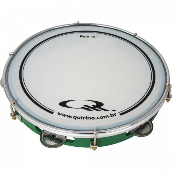 Pandeiro de 10\" ABS QUIRINO por 0,00 à vista no boleto/pix ou parcele em até 1x sem juros. Compre na loja Mundomax!