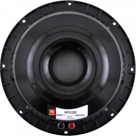 Falante Woofer WPU1209 12\" 450W RMS 8 Ohms JBL por 0,00 à vista no boleto/pix ou parcele em até 1x sem juros. Compre na loja Mundomax!