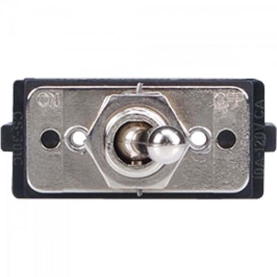 Chave CS301C 10A 250V Alavanca Metal Monofásica MARGIRIUS por 0,00 à vista no boleto/pix ou parcele em até 1x sem juros. Compre na loja Mundomax!