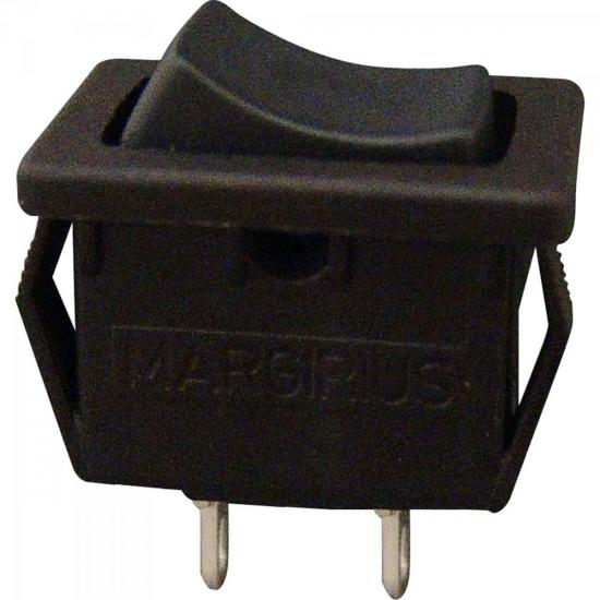 Chave Gangorra Liga/Desliga 3A 2 Terminais MARGIRIUS por 0,00 à vista no boleto/pix ou parcele em até 1x sem juros. Compre na loja Mundomax!