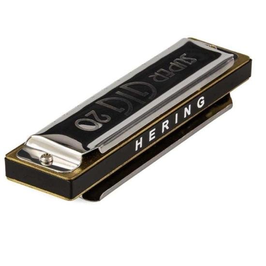 Gaita Diatônica 20 Vozes SUPER GIG DÓ HERING por 150,00 à vista no boleto/pix ou parcele em até 6x sem juros. Compre na loja Mundomax!