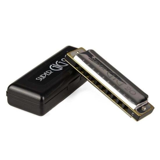 Gaita Diatônica 20 Vozes SUPER GIG DÓ HERING por 150,00 à vista no boleto/pix ou parcele em até 6x sem juros. Compre na loja Mundomax!