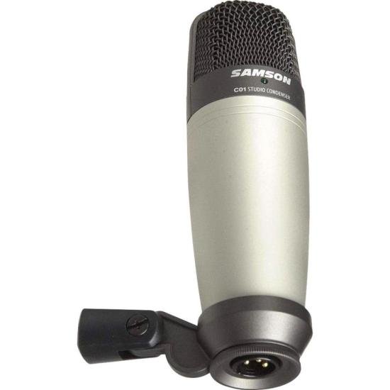 Microfone Condensador Samson C01 por 799,99 à vista no boleto/pix ou parcele em até 10x sem juros. Compre na loja Mundomax!