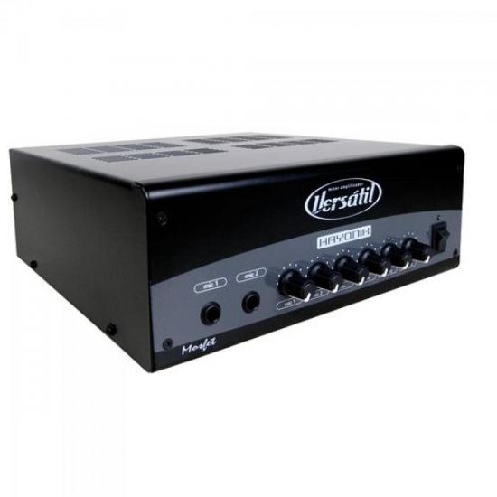 Amplificador 100W VERSATIL MONO Preto HAYONIK por 0,00 à vista no boleto/pix ou parcele em até 1x sem juros. Compre na loja Mundomax!