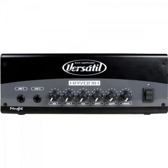 Amplificador 100W VERSATIL MONO 70V Preto HAYONIK por 0,00 à vista no boleto/pix ou parcele em até 1x sem juros. Compre na loja Mundomax!