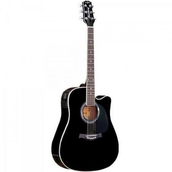Violão STRINBERG Elétrico Folk Aço Preto AF65C BK por 0,00 à vista no boleto/pix ou parcele em até 1x sem juros. Compre na loja Mundomax!