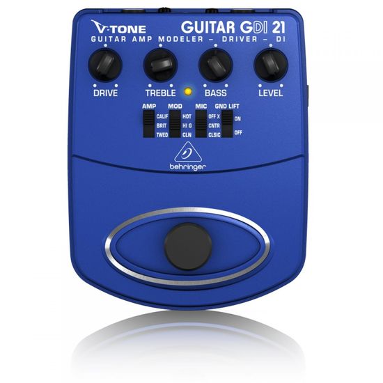 Pedal de Efeito Guitar GDI21 Azul BEHRINGER por 0,00 à vista no boleto/pix ou parcele em até 1x sem juros. Compre na loja Mundomax!