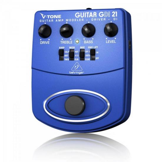 Pedal de Efeito Guitar GDI21 Azul BEHRINGER por 0,00 à vista no boleto/pix ou parcele em até 1x sem juros. Compre na loja Mundomax!